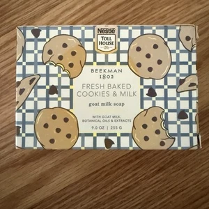Beekman 1802 Nestle Toll House 9 oz Fresh Baked Cookies & Milk Goat Milk Soap - Picture 1 of 10