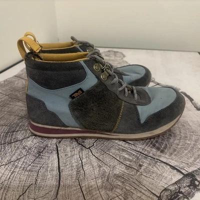 Zapatos para mujer Teva Highside 84 oscuros sobre verde azulado talla 8 Foto 1 de 4