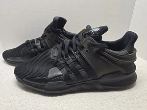 Herren Größe 9 Adidas EQT Support ADV Core Schwarz Niedrig Laufen Turnschuhe BA8329 - Bild 1 von 12
