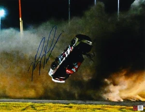 Ryan Preece 2023 Daytona Wrack handsigniertes 11x14 Foto (tadellose Auktion) - Bild 1 von 2