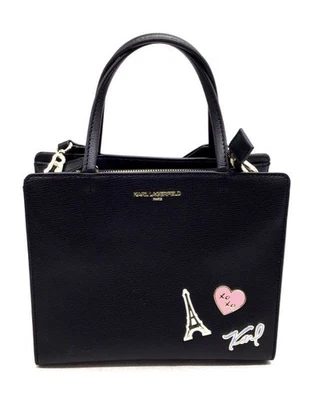 Karl Lagerfeld Black Shoulder Bag - Image 1 of 4