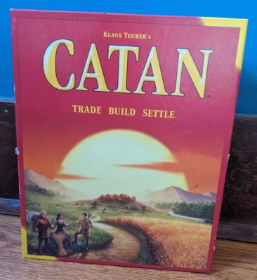 CATAN Klaus Teuber Trade Build Settle CN3071 2020 定居者棋盘游戏 — 第 1/4 张图片