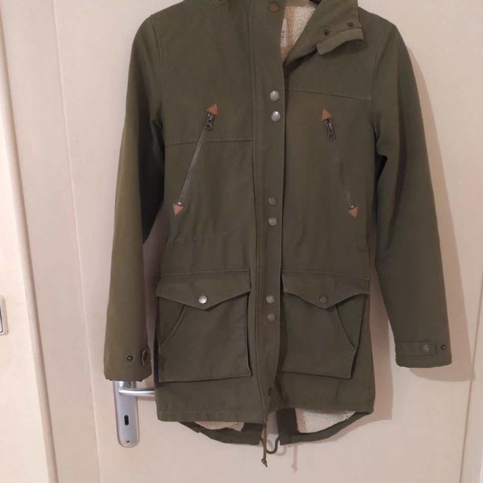 Damen Jacke Volcom Winterparka gr XS Oliv Damen - Bild 1 von 4