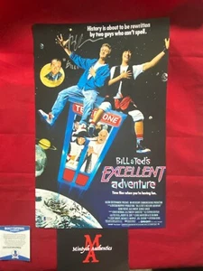 ALEX WINTER AUTOGRAPHED SIGNED 11x17 PHOTO! BILL & TED'S! BECKETT COA!  - Picture 1 of 1