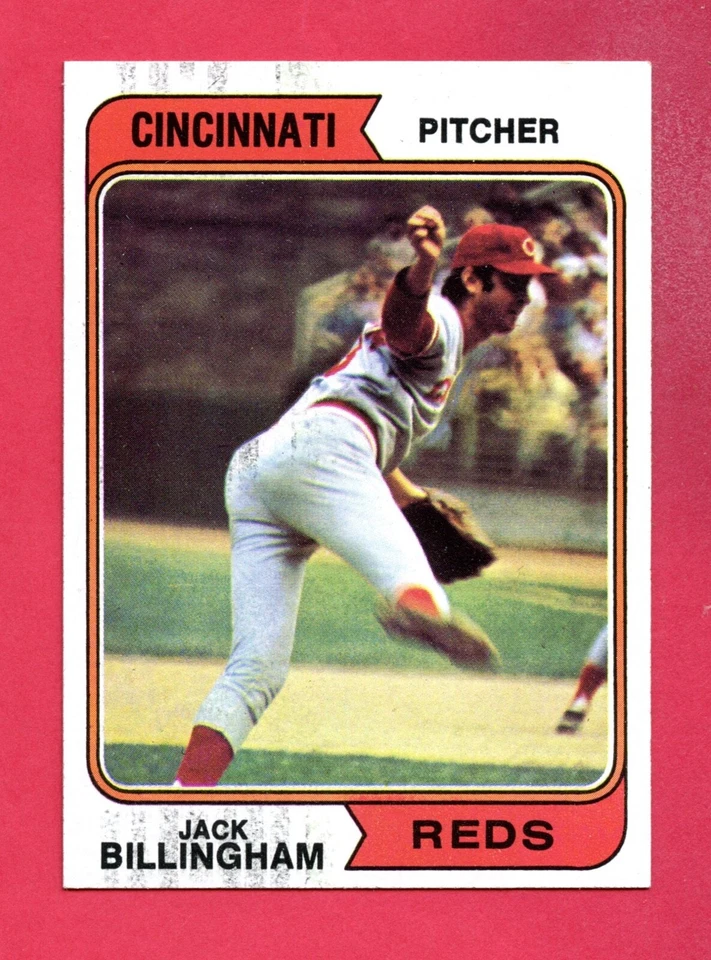 Tarjeta de béisbol 1974 Topps # #158 b Jack Billingham excelente Foto 1 de 1