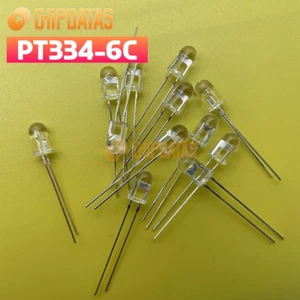 10PCS New PT334-6C DIP-2 NPN SILICON PHOTOTRANSISTOR EVERLIGHT - Picture 1 of 1