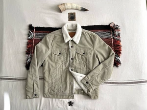 Chaqueta Sherpa Levi's Cord M Trucker Pana Vellón Beige Nueva Sin Etiquetas Immaculate Borg - Imagen 1 de 17