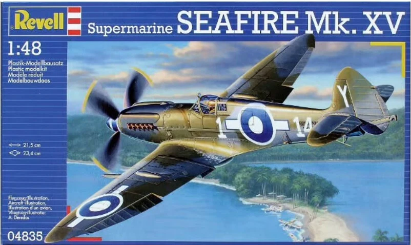Supermarine SEAFIRE Mk. XV 1:48 Revell Model Kit 04835 - Immagine 1 di 1