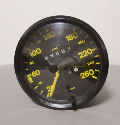 Alter Porsche 944 Tacho Tachometer VDO 260km/h Speedometer Vintage ohne OVP - Bild 1 von 4