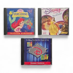 DISNEY 3-Game Lot PC CD-ROM for Windows 95+/MAC 1997-2000 VINTAGE SET - Picture 1 of 9