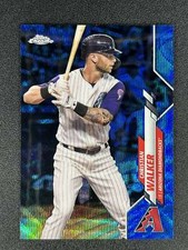 Christian Walker 2020 Topps Chrome Blue Wave Refractor /75 #27 DIAMONDBACKS