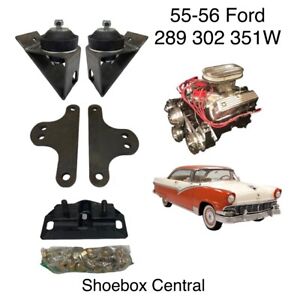 1955 1956 Ford Car SBF Engine Motor Mount Conversion Swap Kit 289 302 351W