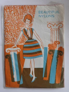Beautiful Nylons Large Size 11" Vintage RHT Seamfree Nylon Stockings in Tan - Picture 1 of 2
