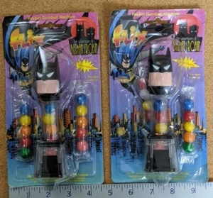Retired Batman & Robin Flix Gumball Machine Candy Dispenser 1995 Lot Of 2 NIB - Picture 1 of 10