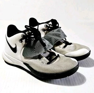 NIKE Zoom Kyrie Flytrap 3 "JBY" White Cool Grey Sneakers Mens Size 8.5 BQ3060 - Picture 1 of 11