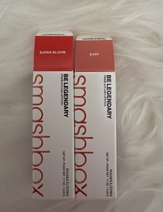 2 Pieces SMASHBOX Super BLOOM & EASY Prime & Plush Lipstick A73 - Picture 1 of 5