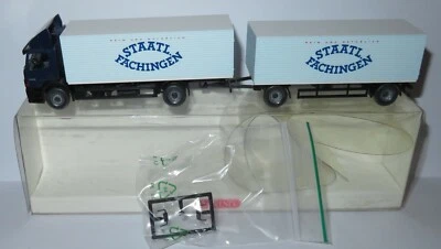 Camión WIKING Ho 1/87 MB Mercedes Atego 1823 remolque Staatsl Fachingen #5610343 Foto 1 de 4