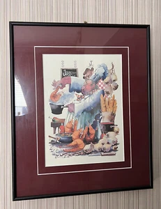 Leo Meiersdorff Jazz Brunch Art Print New Orleans French Quarter Cooks Signed - Picture 1 of 5
