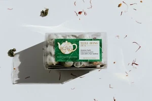 Saffron Tea | Well-being Tea (Jasmine buds - Green Tea leaves - Premuim Saffron) - Picture 1 of 7