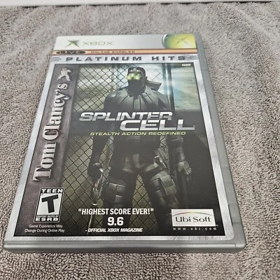 Splinter Cell Stealth Action Redefined Original Xbox Complete CIB - Image 1 of 2