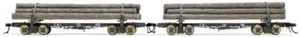 Rivarossi HR6632 ST. REGIS PAPER Skeleton Log Car Set (2) w/Logs NIB FREE SHIP! - Picture 1 of 1