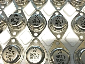 10 Pieces | Motorola 2N3772 NPN Planar Silicon Transistor Equiv: NTE181 / ECG181 - Picture 1 of 1
