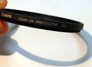 Canon 72mm UV Protector Lens made in USA - OEM Genuine - Picture 1 of 7