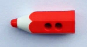 NUEVO PAQUETE DE 12 BOTONES LÁPIZ ROJO LÁPICES - Imagen 1 de 1