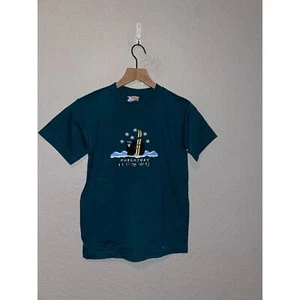 90s Youth Wild West Shirt Co Purgatory Bear Ski Skiing Green Shirt Children VTG - Picture 1 of 9