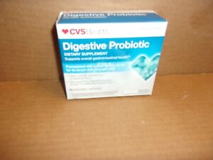 CVS 50 Capsules Digestive Probiotic Dietary Supplement Bowel Support BB 07/2024