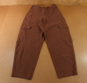 Lululemon Womens Size Medium (8/10) Brown High Rise Barrel Leg Cargo Pants - Picture 1 of 8