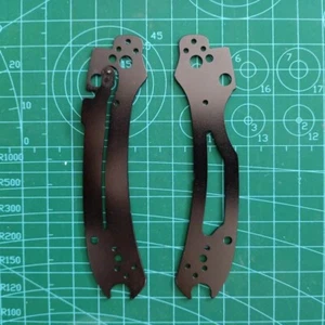 1 par de espaciadores de forros de cuchillos de acero inoxidable negro para Spyderco C223 - Imagen 1 de 14