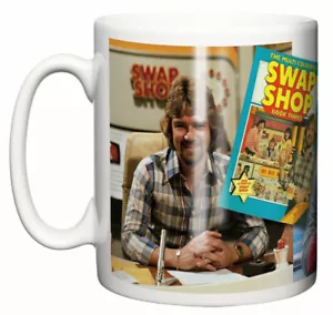 Swap Shop Noel Edmonds clásico británico programa de televisión café té taza regalo - Imagen 1 de 4