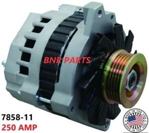 250 Amp 7858-11 Alternator Chevy Caprice Camaro Pontiac Firebird High Output HD - Picture 1 of 2