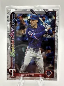 2025 Topps #288 Evan Carter Diamante Foil - Picture 1 of 2