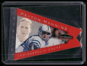 PEYTON MANNING 1998 Playoff Contenders Red Pennant Rookie Card #42 - Picture 1 of 2