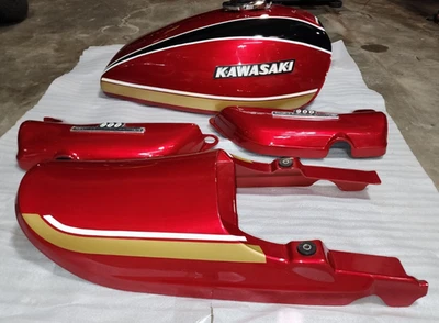 KAWASAKI Z1 900 Z2 750RS Z1 Z1A Z1B 1973-1975 JUEGO COMPLETO DE CARROCERÍA OEM Foto 1 de 4