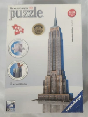 Ravensburger 3D Puzzle Empire State Building 216 total Pieces Sealed Brand New - Image 1 of 4