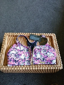 Nuevo Sujetador Deportivo Body Rocks Entrenamiento Empower Em Colección Mastectomía Floral Cremallera  - Imagen 1 de 13