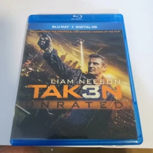Taken 3 Blu Ray DVD Disc Unrated Edition Liam Neeson Famke Janssen Maggie Grace - Picture 1 of 4