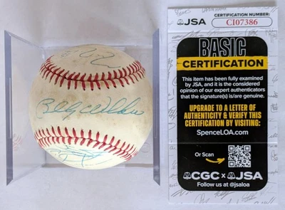 Billy Williams HOF & Cubs Signed Official NL Baseball Auto JSA - Image 1 of 4