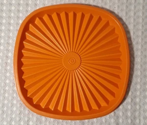 Tupperware Replacement Servalier Bowl Starburst Lid Seal Orange Square #841 - Bild 1 von 8