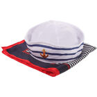 1 Set Yacht Sailor Cap Sailor Hat Scarf Nautical Style Sailor Costume Accessory
