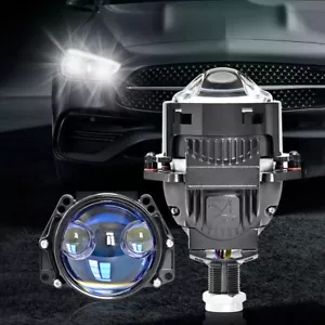 3.0'' Laser Bi LED Projector Lens 160W Car H4 H7 H11 9005 Universal Retrofit - Picture 1 of 8