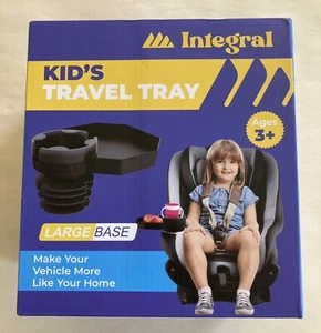 Integral Kids Travel Tray – Large Base - Car Seat and Car Cup Holder Tray - Picture 1 of 4
