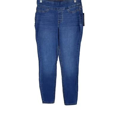 Denim & Co. Regular Shape Stretch Denim Pull-On Jeggings Medium Wash Size 0-2-4 - Image 1 of 2