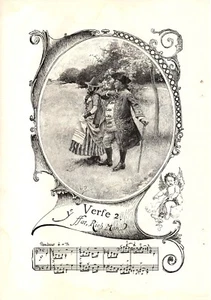 Ilustración A Maid's Choice Verfe 2 Howard Pyle diciembre 1891 - Imagen 1 de 1