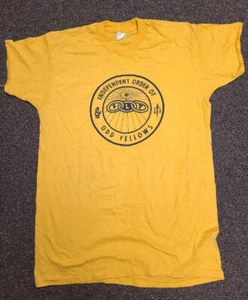 Vintage Independent Order of Odd Fellows Yellow X Large T-Shirt New USA - Picture 1 of 4
