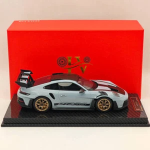 1/18 AI MODEL Porsche 992 GT3 RS GRIS Resina Alta Calidad Colección Coche Modelo - Imagen 1 de 10