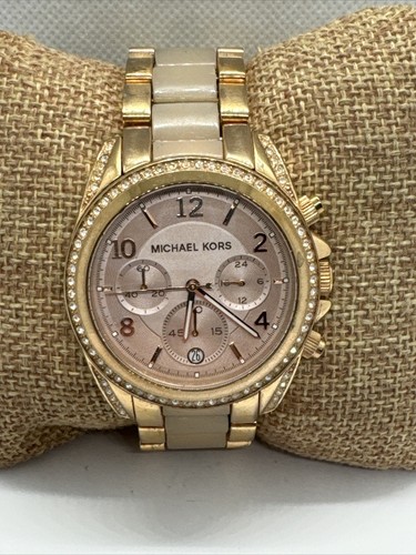 Michael Kors Blair MK5943 Orologio da polso Donna Quadrante Analogico Colore Oro Rosa JNA816